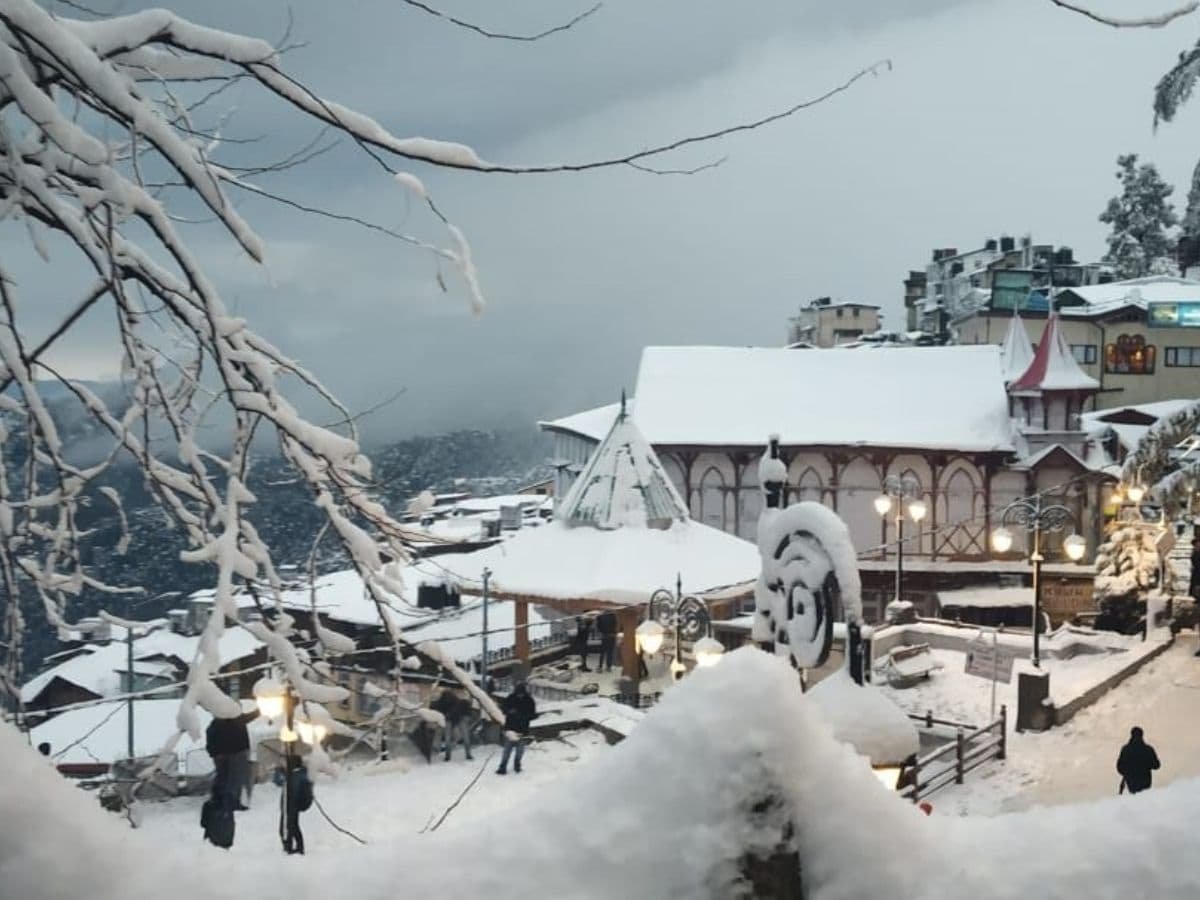 Photo: Snowfall in Himachal Pradesh and Jammu & Kashmir