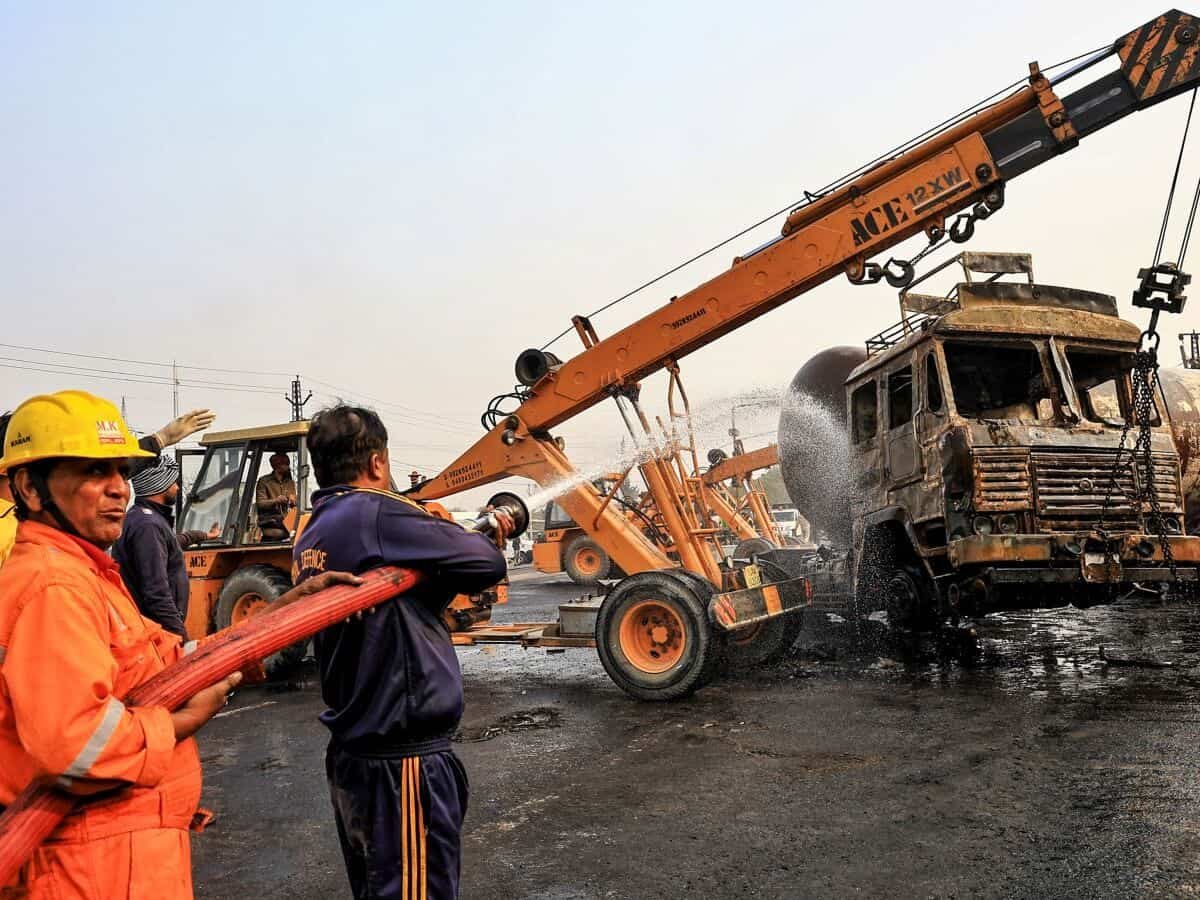 Fire accident in Jaipur