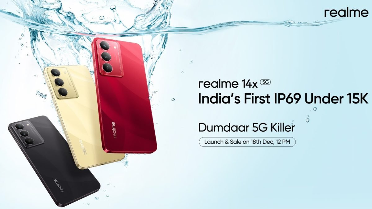 Realme 14x 5G with IP69 rating launching in India on December 18