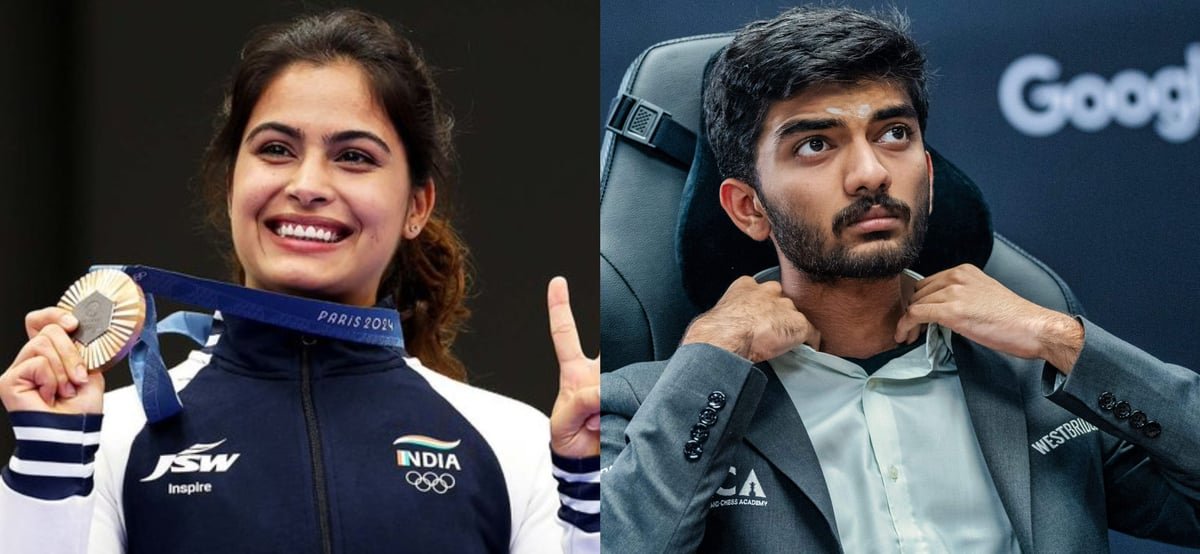 Manu Bhaker & D Gukesh Among 4 Athletes To Get Dhyan Chand Khel Ratna Award 