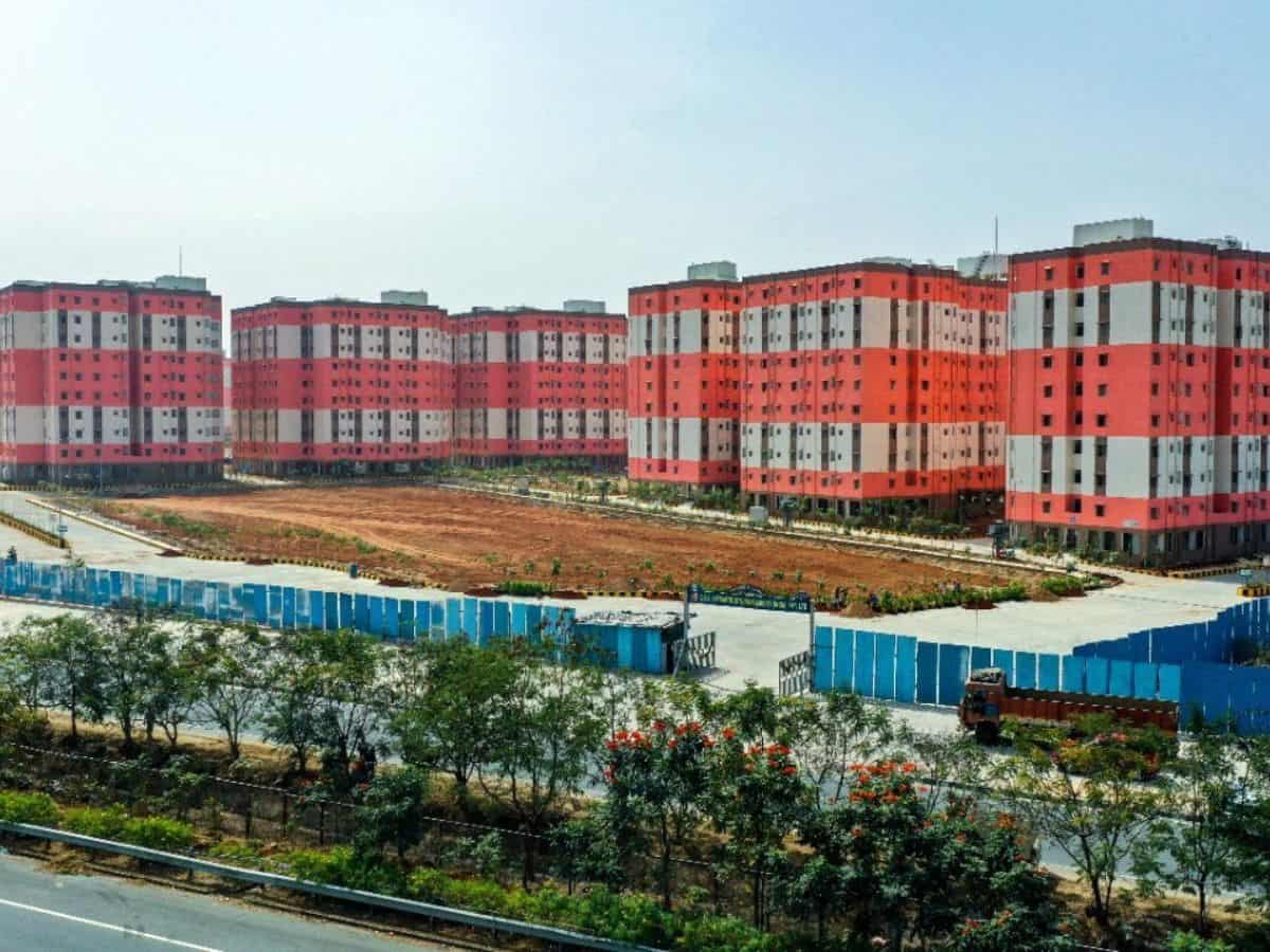 Beneficiaries alloted remaining 2BHK houses in Kollur