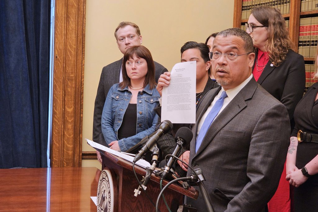 Ellison files preemptive lawsuit against Trump on transgender sports ban