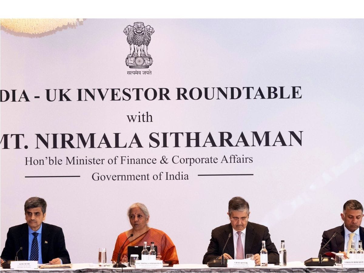 FM Nirmala Sitharaman chairs India-UK Investor Roundtable in London